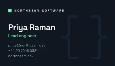Lead engineer card