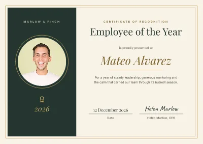 Employee of the year