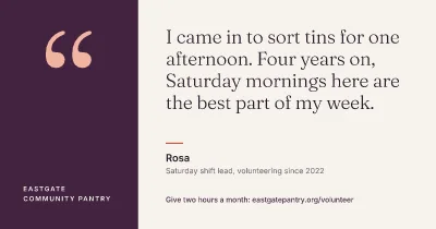 Volunteer quote