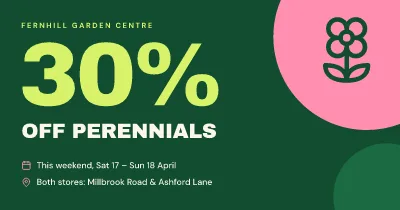 Garden spring sale