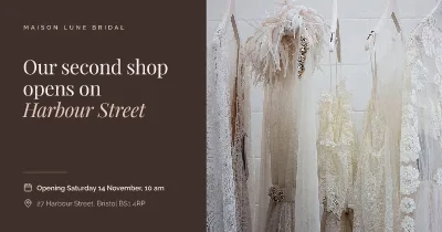 Boutique second shop opening