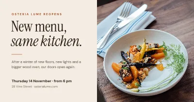 Restaurant reopening