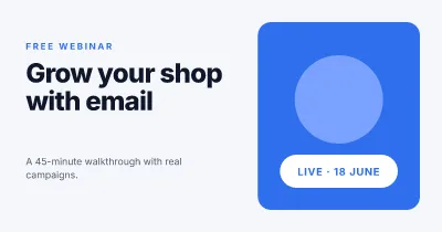 Webinar: Facebook post template