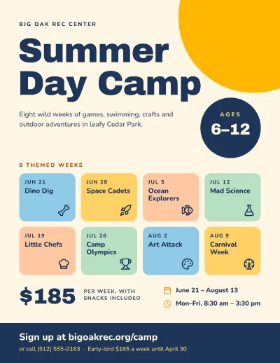 Kids summer day camp