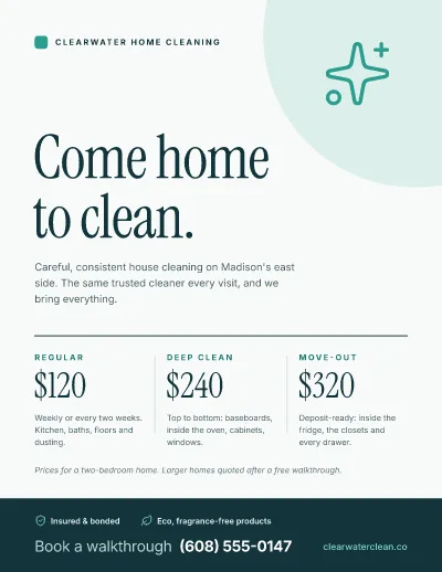 House cleaning service
