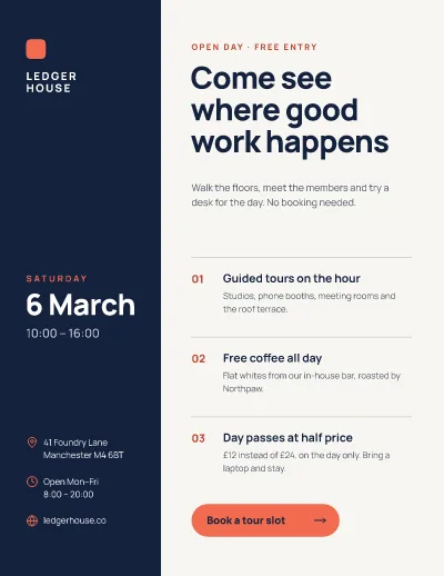 Coworking open day