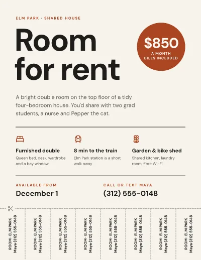 Room for rent