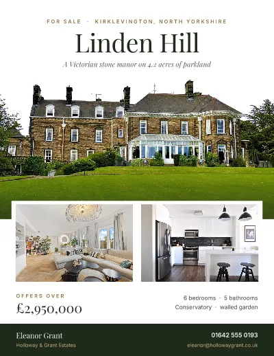 Luxury estate listing