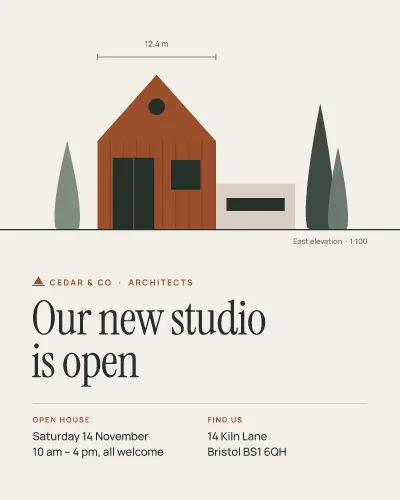 New studio open house