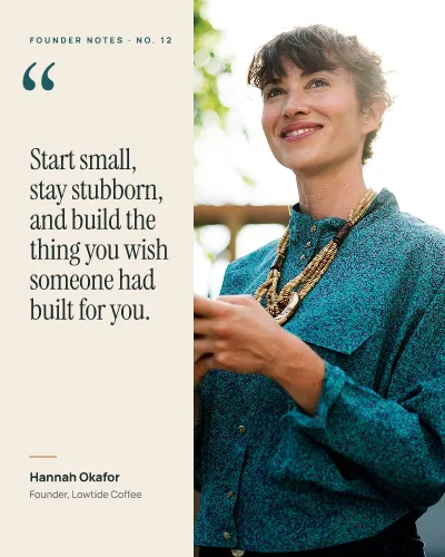 Founder quote portrait