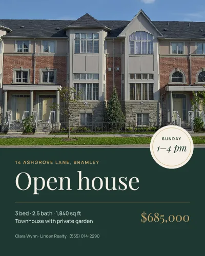Open house townhouse