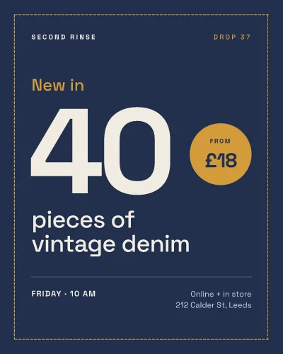Vintage denim weekly drop