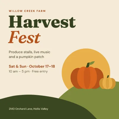Harvest fest post