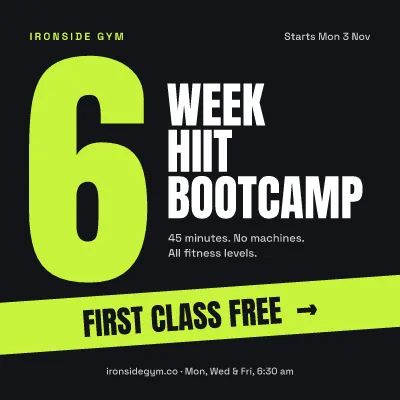 HIIT bootcamp launch