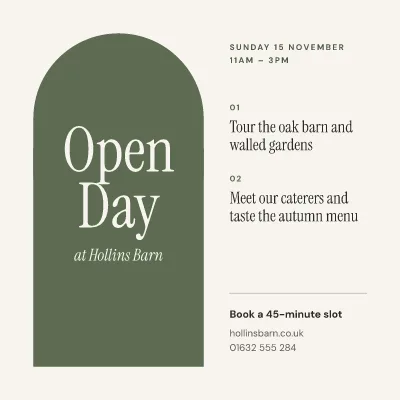 Wedding venue open day
