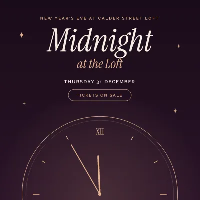New Year’s Eve tickets: Instagram post template