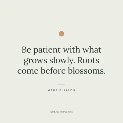 Calm patience quote