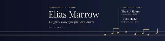 Film composer banner