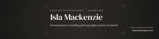 Wedding photographer banner