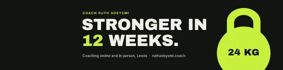 Strength coaching banner: LinkedIn banner template