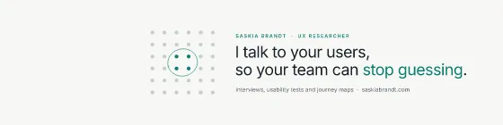 UX researcher cover: LinkedIn banner template