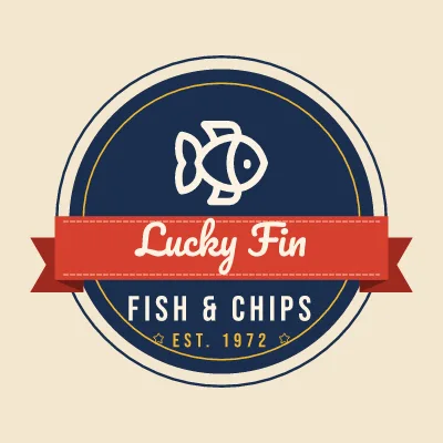 Fish and chips logo