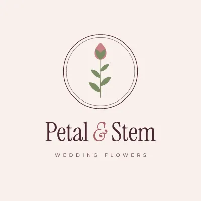 Wedding florist logo