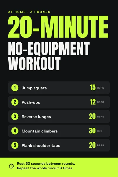 No-equipment workout