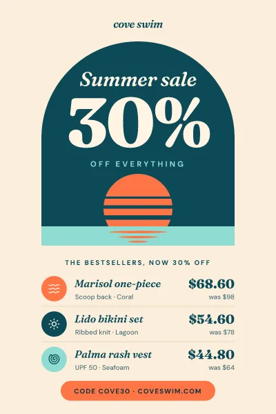 Swimwear sale bestsellers