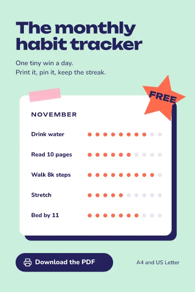 Free habit tracker