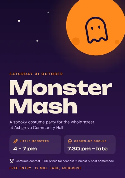 Halloween costume party