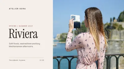 Riviera fashion lookbook
