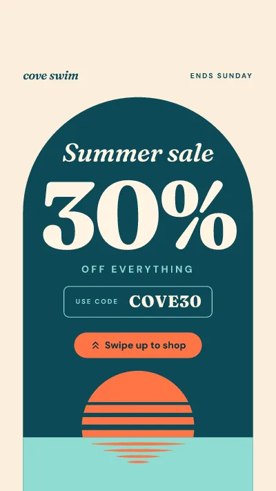 Swimwear sale story