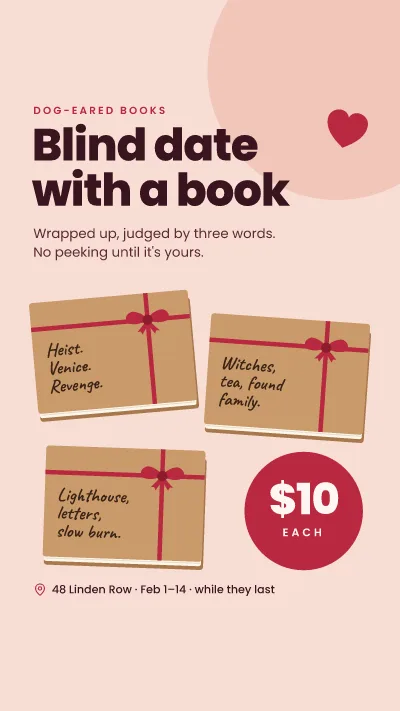 Blind date with a book