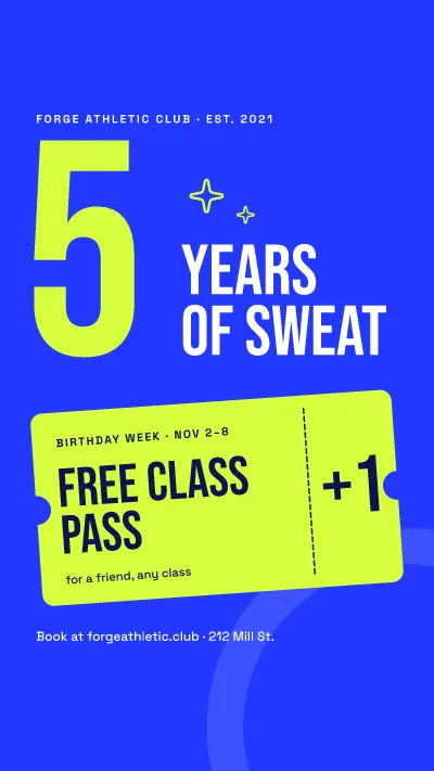 Gym fifth birthday