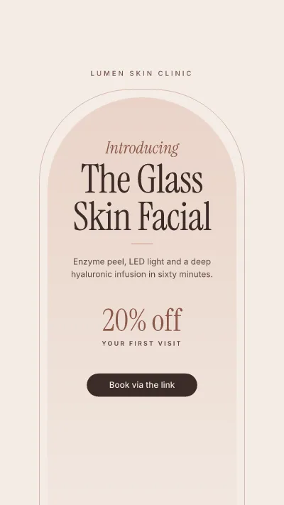 New facial launch