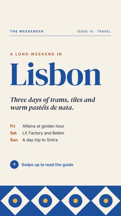 Lisbon weekend guide