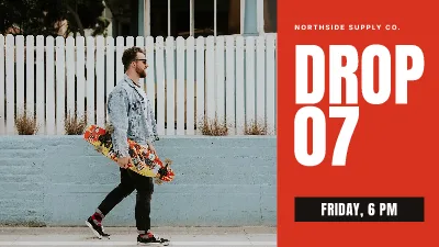 Streetwear drop