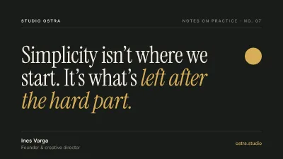 Design studio quote