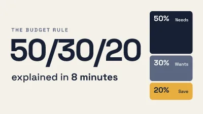 50/30/20 budget explainer