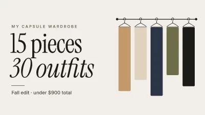 Capsule wardrobe