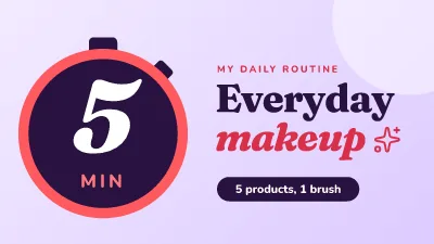 Five-minute makeup