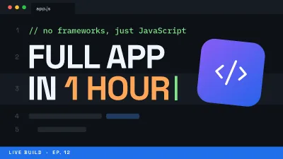 Full app in one hour