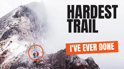 Hardest trail hiking video